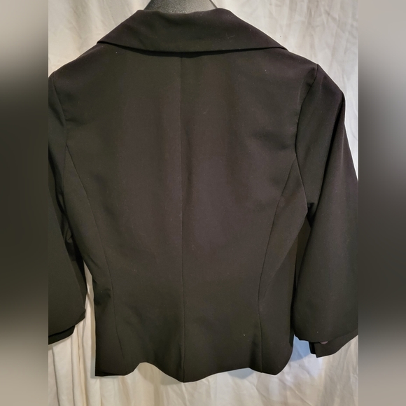 Rampage womens black medium button-up blazer NWOT - Picture 7 of 7